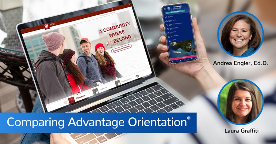 Compare Advantage Orientation to Learning Management Systems