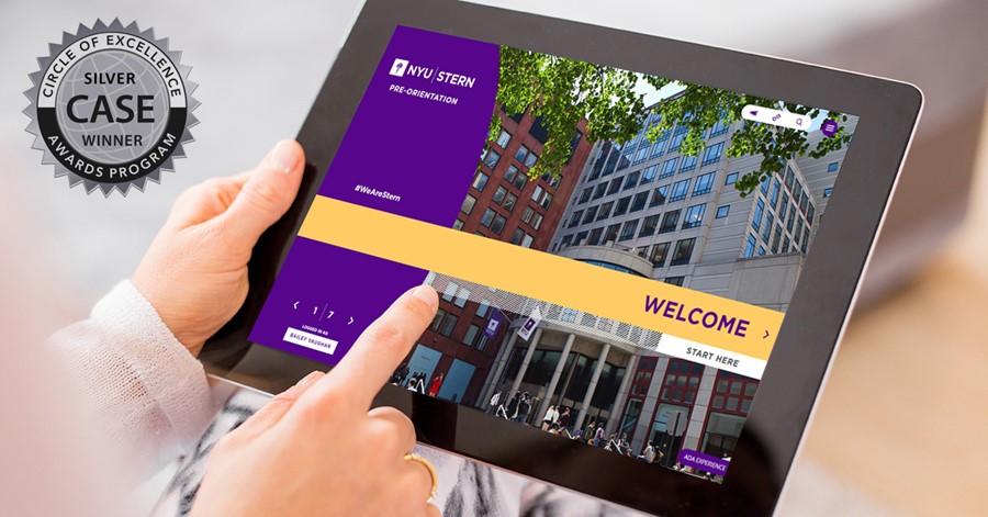 NYU Stern’s Pre Orientation Wins Council for Advancement and Support of Education Award