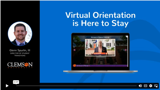 Virtual Orientation at Clemson